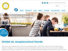 Tablet Screenshot of jenaplanschoolheerde.nl